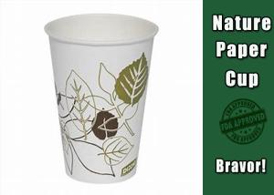 China Takeaway Recyclable Paper Cups With Lids Custom Made Colorful PE Coating Paper wholesale