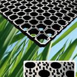 23mm Thickness Anti Slip Rubber Mats Non Slip Rubber Grass Mats For Equestrian