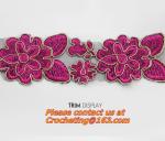 Retro Fashion Cotton Crochet Lace Collar Gorgeous Flower Motif Neckline Faux