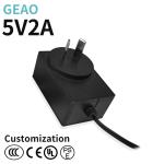 5W 5V 2A Wall Mount Power Supply Adapter For Foot Massager Fiber CCC