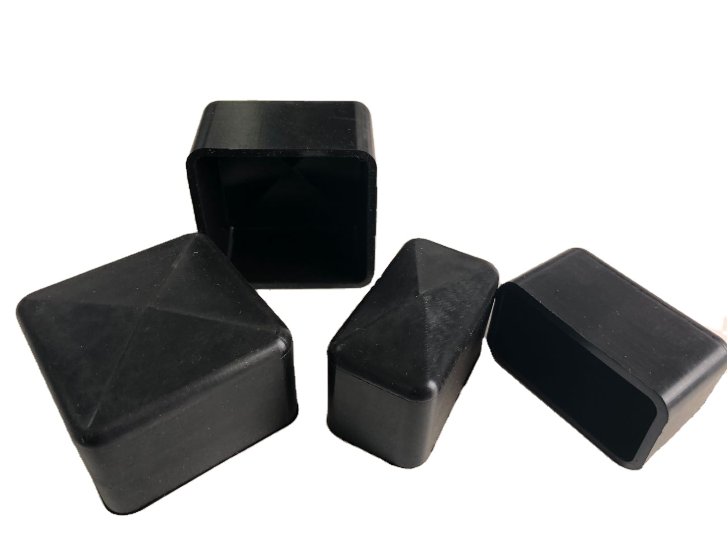 2 Inch Square Pipe Pvc Rubber End Caps For Square Steel Tubing Outside Strut Channel