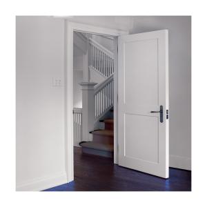 China Solid Wood Veneer White Interior Door with Frame in Customized Size and Waterproof wholesale