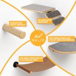 Diy ‎5 Pieces Cat Climbing Wall Shelves Allergen Free Modern Pet Furniture