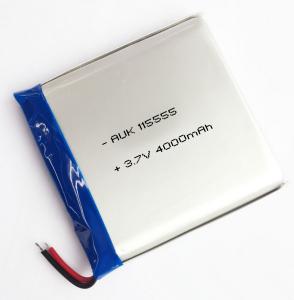 China Stable Single Cell LiPo Battery 115555 3.7v 4000mah Lithium Polymer Battery wholesale