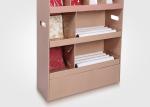 Durable Corrugated Floor Displays Gloss PP Lamination For Retail Clothes