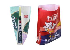China Chemical Granular Packaging Poly Woven Bags Double Stitched Environmental Friendly wholesale