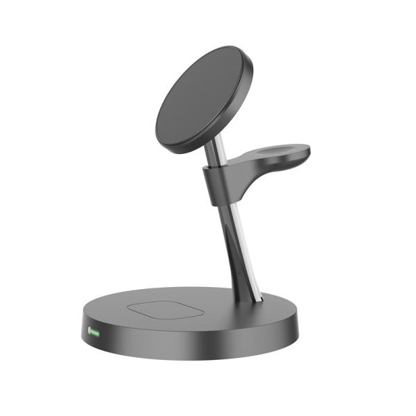 High Frequency All In One Magnetic Wireless Charging Station For Samsung Apple