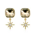 0.12oz 2.2x1cm Sterling Silver Jewelry Earring S925 Engagement Spearl Dangle