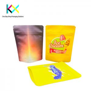 China Lightweight Matte Zipper Snack Food Packaging Bags ISO9001 Certified wholesale