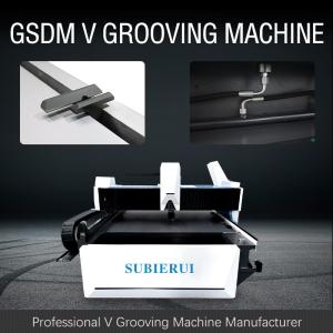 China 1225 Automatic V Grooving Machine For Cupboard Stainless Steel Processing wholesale
