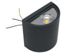 Outdoor IP65 Waterproof Semicircular COB 10W LED Wall Light for Hotel Lighting