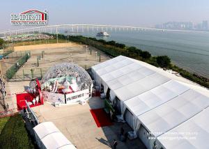 China 500 People Outdoor Event Party Tent with Stage , Event Marquee with Windows wholesale