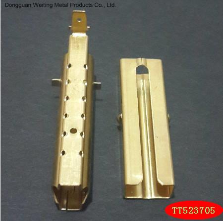 Motor Stamping Terminal Carbon Brush Copper Sleeve Customized According To
