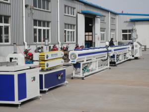 China 380V 38Cr Screw PE PPR Plastic Pipe Extruder Heat Resistance wholesale