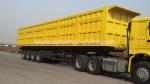 Box Heavy Duty Four Axle Trailer 16 Wheels For Transport Valuable Goods