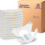 3-D Leak Prevention Adult Diaper Made of Non Woven Fabric for Adult Diaper