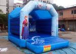 Commercial grade kids frozen bouncy castle with roof made of 610g/m2 pvc