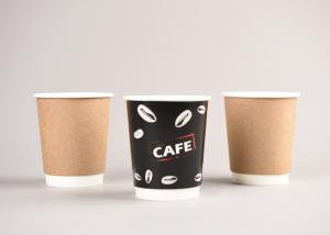 China Customized Printed Double Wall Paper Cups For Hot Beverages Color OEM on sale