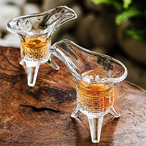 Base Material Glass Wine Vodka and Whisky Glass Wine Glasses with Unique Shapes