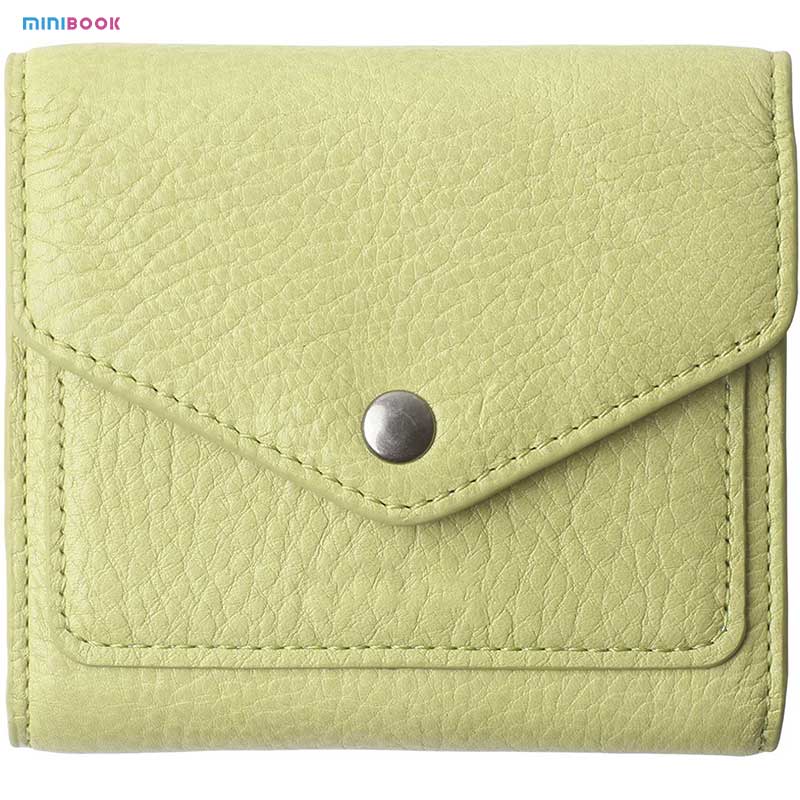 Women's Three Fold Wallet Pocket with Magnetic Buckle and RFID Blocking in Mini Size