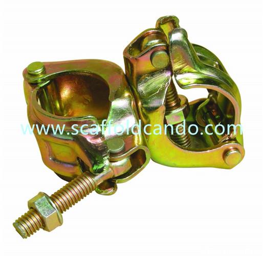 110° scaffold pressed electro galvanized double coupler clamp Japanese standard