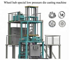 China Aluminum Car Rim Automatic Die Casting Machine , Low Pressure Wheel Weight Die Casting Machine wholesale
