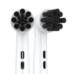 Cleaning Mouth Soft Bristle Bamboo Electric Toothbrush Heads Replacement