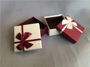 China China manufaturer Wholesale Custom Gift Boxes Fold Paper Box with ribbon tie wholesale
