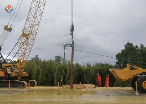 China Powerful Vibroflot Drive Pile Machine Vibro Pile Foundation Environmental Friendly wholesale