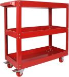 Heavy Duty 3-Tier Mechanic Storage Cart Utility Cart with Handle Bar and Brake