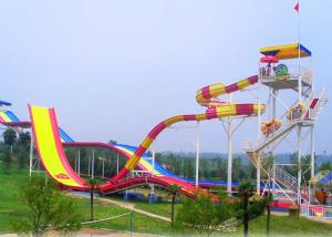 China Professional Fiberglass Water Slide , Water Slide Pipe For Residential Park wholesale