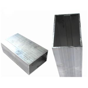 China Multifunctional Anodized Aluminum Profiles rectangle Gray color for Industry wholesale