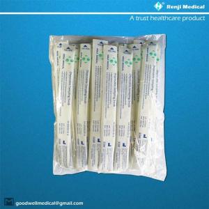 China Individually sealed Sterile Nylon Flocked Swab with plastic breakable shaft wholesale