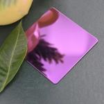 Titanium Gold Color Coated Stainless Steel Sheet Mirror Finish Customize Size