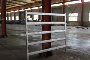 China Livestock Fence Panels Oval Rail Cattle Panel Heavy Duty 6 Bar wholesale