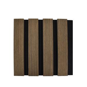 China Melamine Polyester Slat Wooden Veneer Slats for Soundproof Acoustic Wooden Slats Wall wholesale