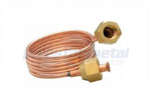 China Refrigeration Capillary Tube Fittings Straight Tap Connector Copper Tube Diameter 1/8 on sale