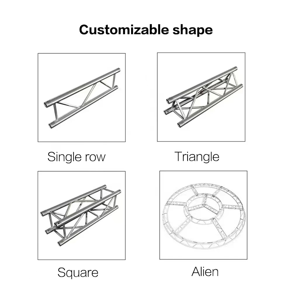 Silver Aluminum Alloy Circular Truss Multi Angle Circle Truss 290*290
