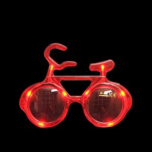China Multi-Color Bicycle Shaped LED Glasses For Concerts, Party, Night Clubs And More! wholesale