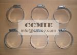 Bulldozer Stainless Steel Hose Clamp Spare Parts , CE / ISO Metal Pipe Clamp