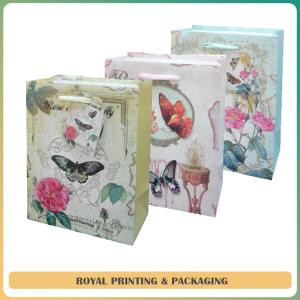 China customize high grade paper bag for apparel/cosmetic /jewelery wholesale
