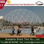 Durable Steel Frame PVC Geodesic Large Dome Tent Diameter 15m