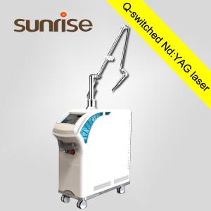 China Touch screen portable laser tattoo removal/ Q switched nd yag laser tattoo removal machine wholesale