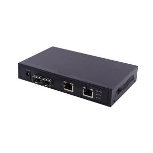 China 5V1A 4 Port Fiber Optic Switch Unmanaged With SFP Slots 10/100/1000M wholesale