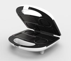 China Multifunctional 2 Slice Electric Snack Maker With Non Stick Cooked Plates wholesale