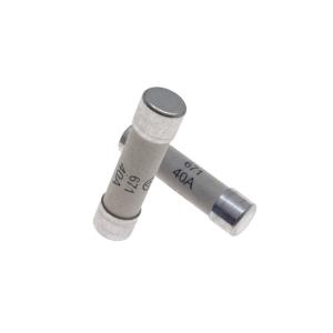 China 6x25mm Plug In Current Limiting One Time Ceramic Cartridge Fuse 10A 30A 40A 671240090900 wholesale