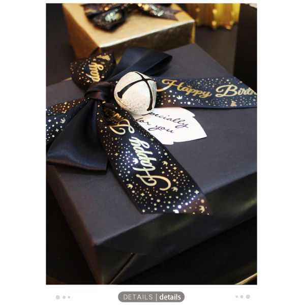 High Quality Custom wrapping gift ribbon double satin ribbon