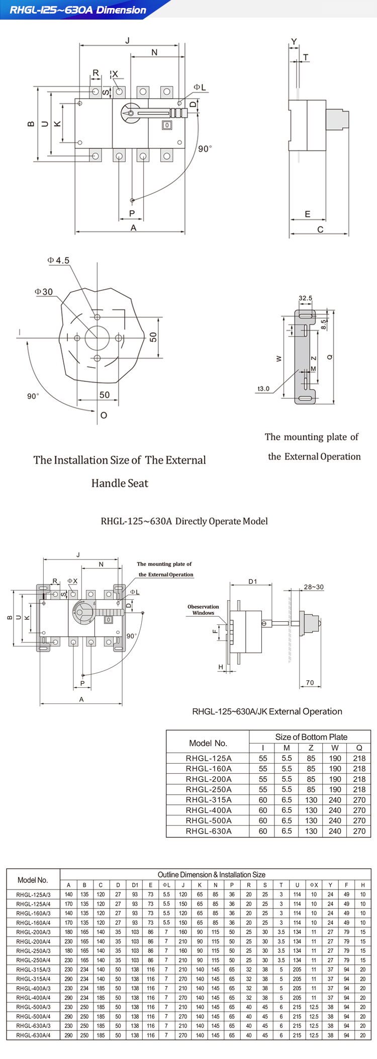 High Quality new Isolation Switch