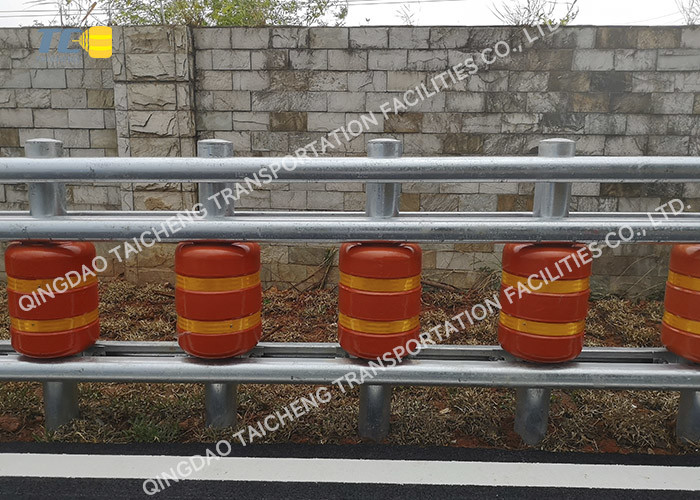 EVA PU Plastic Traffic Bend Roller Road Guardrail Rotating Safety Anti Collision