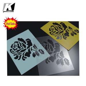 China OBM PET Material Wall Texture Stencil Multipurpose Transparent wholesale